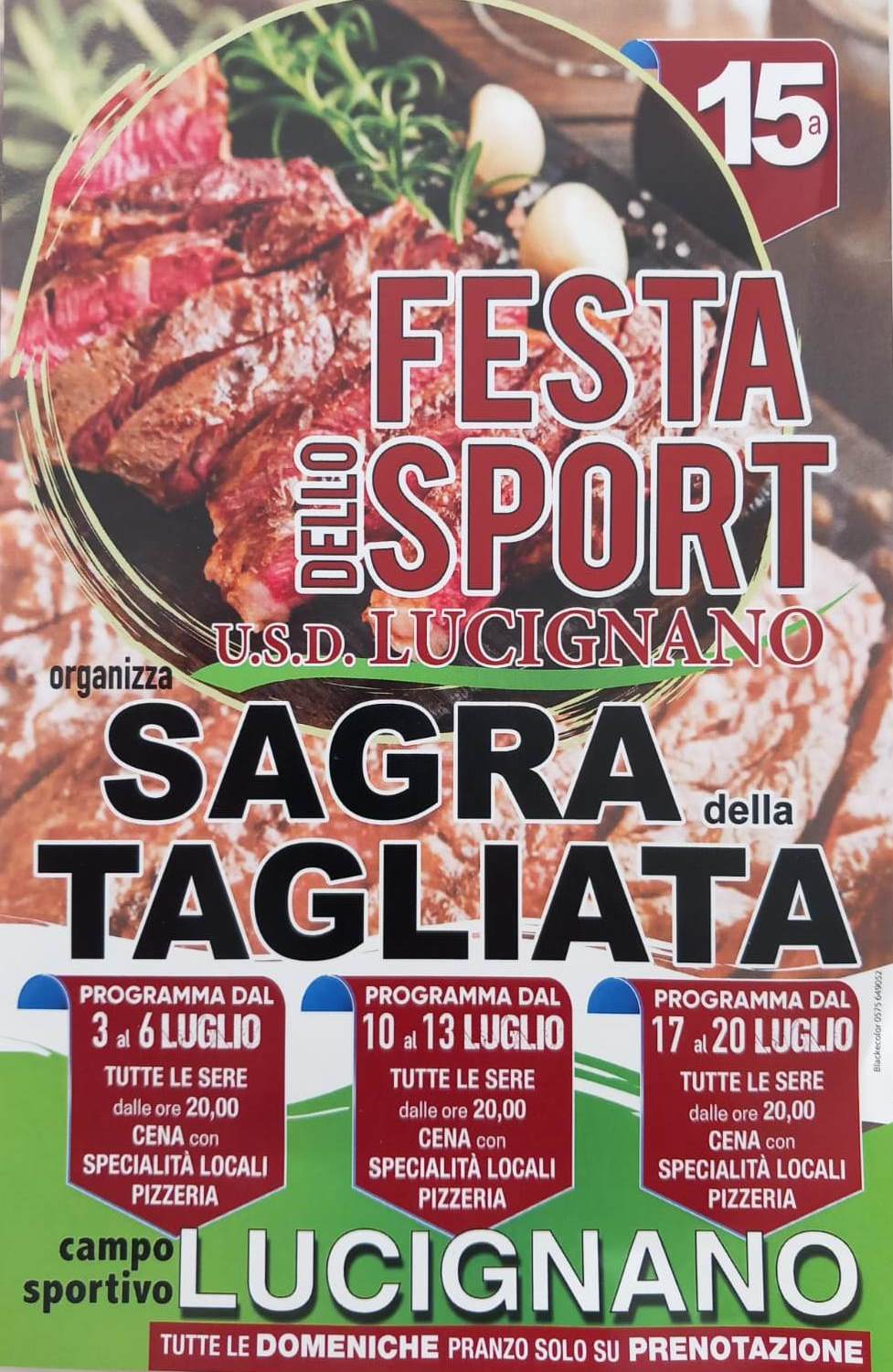 Tutti al Campo<br>per la chianina<br>di Lucignano! 