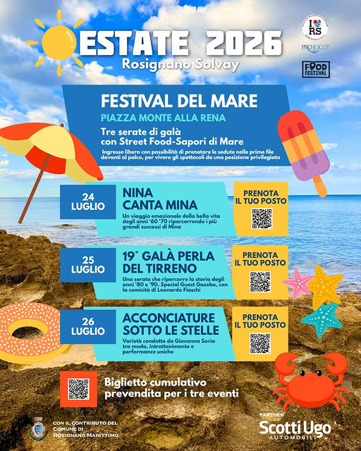 Ingresso Libero. Prenotate<br>il posto in prima fila! 