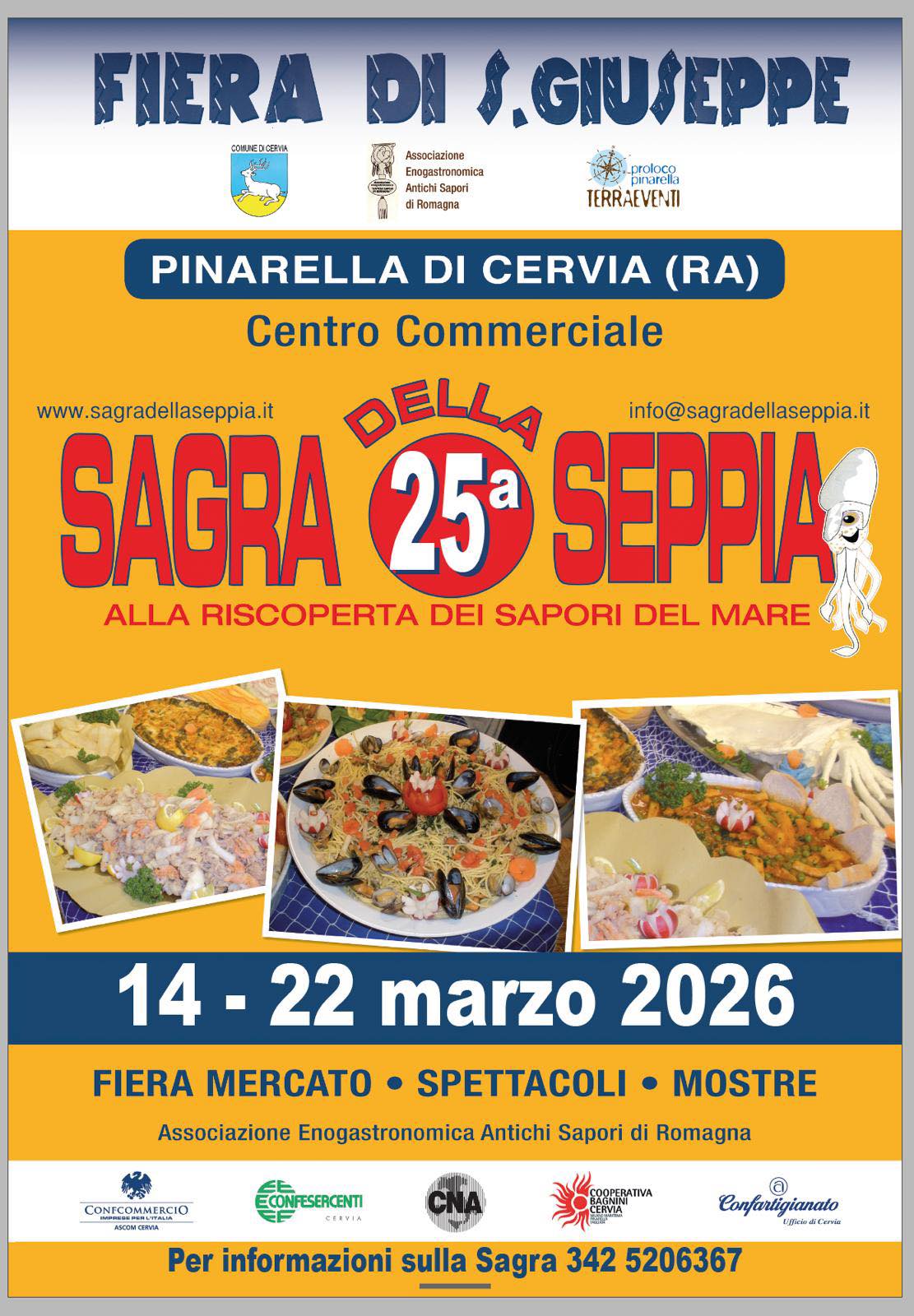 A Pinarella di Cervia<br>il trionfo del<br>Gusto di mare!