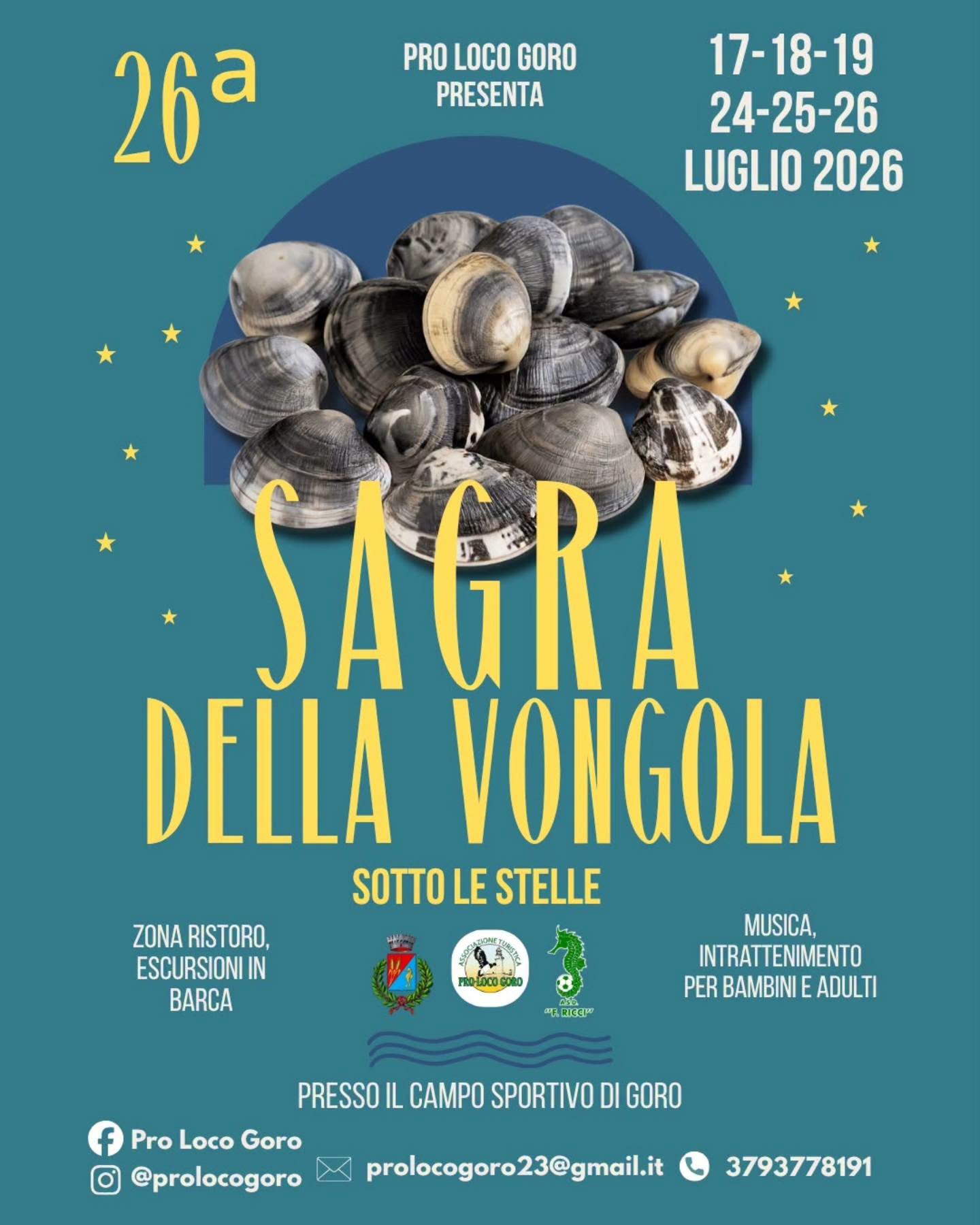 Sotto le stelle di Goro<br>...vai con la vongola! 